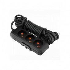 Удлинитель VIKO 3 входа 5м без заземления Multi-Let черный 90132305