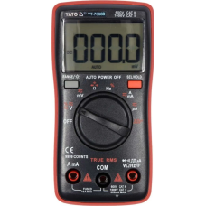 Мультиметр TRUE RMS электрических параметров YATO с LCD-цифровым диапазоном 9999 YT-73089
