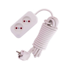 Удлинитель LEZARD 2 входа 5м без заземления Letitia 721-0203-201