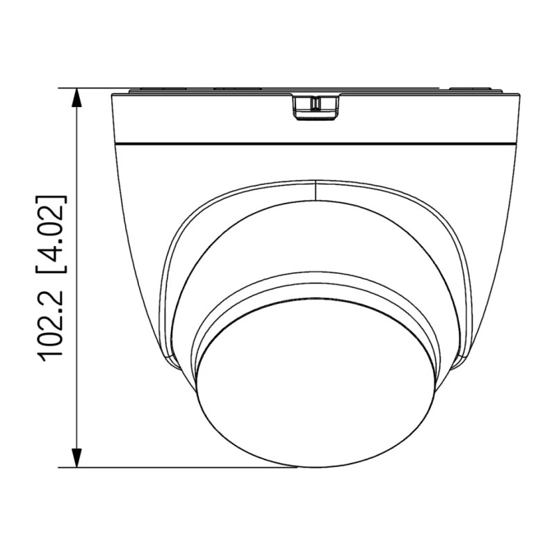 Камера видеонаблюдения 4 MP IR WiFi Eyeball DH-IPC-HDW1430DT-SAW (2.8мм)