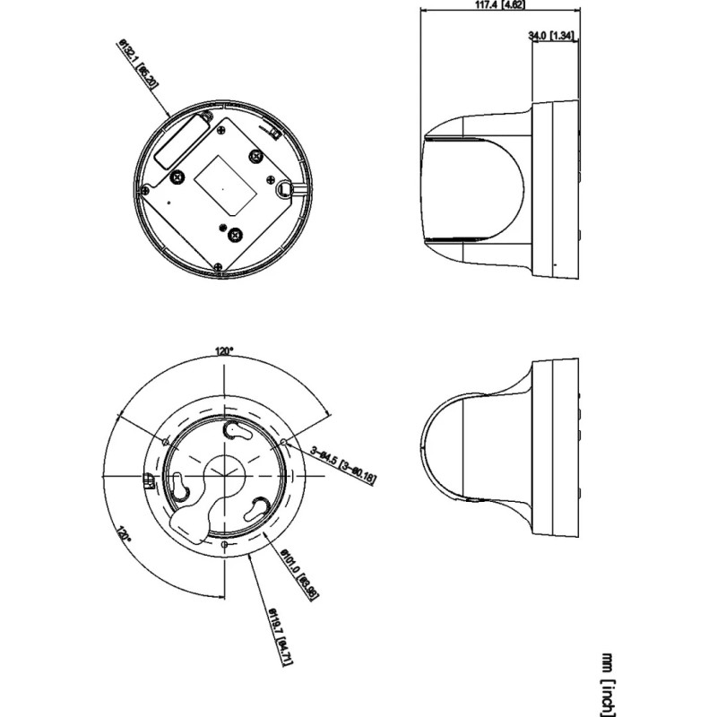 PTZ-камера 2MP 4x IR WizSense PTZ SD29204DB-GNY
