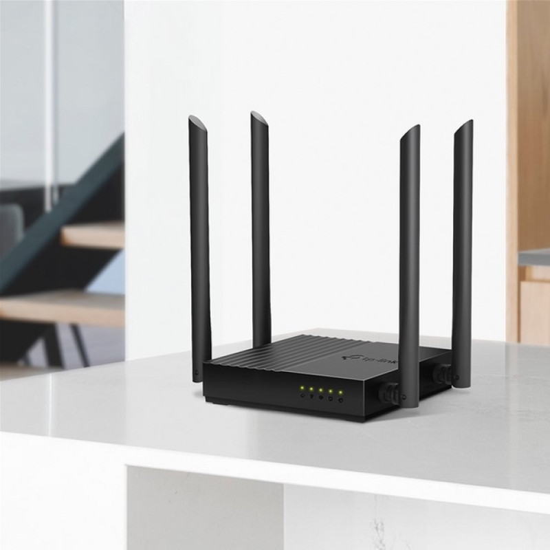 Роутер Wi-Fi TP-Link Archer C64 4xLAN(10/100/1000),1xWAN, 1200Mbps (802.11ac) 