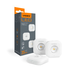 Набор LED светильников аккумуляторных с датчиком движения VIDEX (VL-NL075-21)