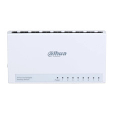 Коммутатор 8-портовый L2 неуправляемый Dahua Technology DH-PFS3008-8ET-L