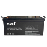Аккумулятор LiFePO4 25.6V 200Ah (BMS 60/100A - 5120Wh) MUST ( LP15-24200 )