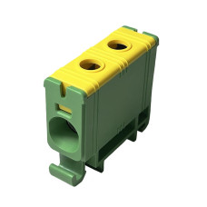 Клеммник на DIN-рейке Al 6-50/Cu 2.5-50 мм² желто-зеленый Промфактор (FT1050G)