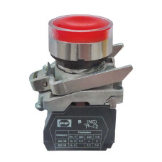 Кнопка Стоп FPPCPIR230 1NC красная без фиксации Промфактор