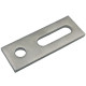 Пластина оцинкованная 82x40x4мм для винта-шурупа крепления солнечных панелей
