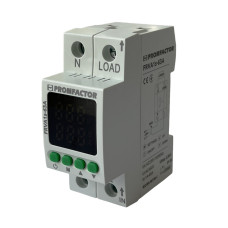 Реле контроля напряжения и тока FRVA1S-63A 1ф Промфактор