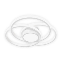 Светодиодный Smart светильник FORSAGE+пульт круг 100W 3000-5000K IP20 белый ( 220775 )