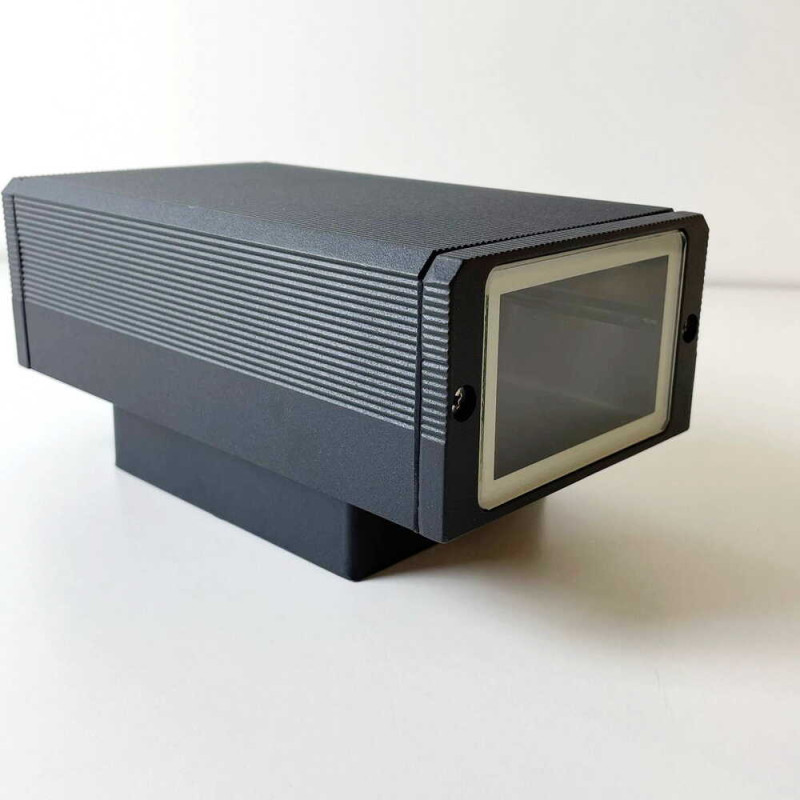 Светильник фасадный Violux ARDEN-2D 2x35Вт GU10 IP44 черный ( 500190 )