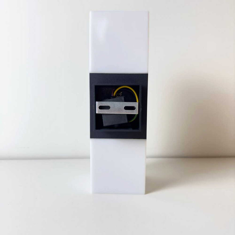 Светильник фасадный Violux QUADRO-2D 2х20Вт E27 IP44 черный ( 500250 )