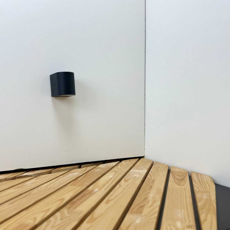 Светильник фасадный Violux SPIDER-1D 35Вт GU10 IP44 черный ( 500290 )