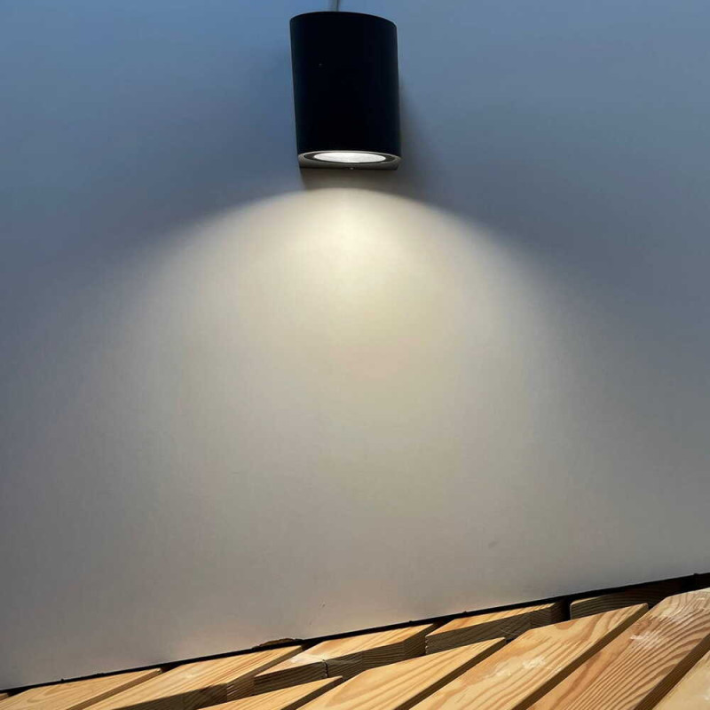 Светильник фасадный Violux SPIDER-1D 35Вт GU10 IP44 черный ( 500290 )