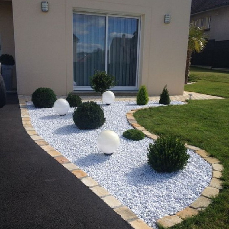 Светильник садово-парковый Violux SFERA 400мм белый 150W Е27 IP44 ( 500160 )