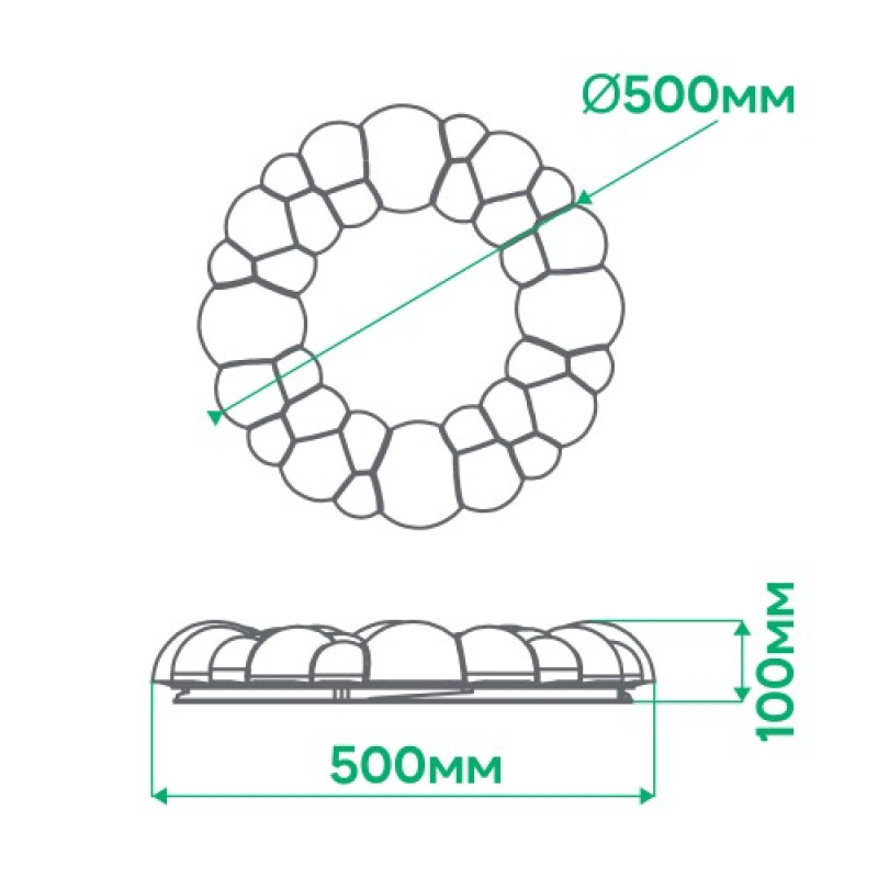 Светодиодный Smart светильник ARDERO AL6045ARD 72W 3000K-6500K ASTER круг (80056)