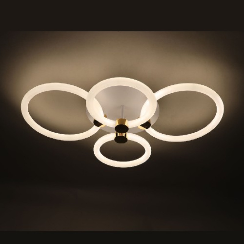 Светодиодный Smart светильник ARDERO AL6134-1ARD 76W 3000K-6500K FELICITY GOLD круг (80072)