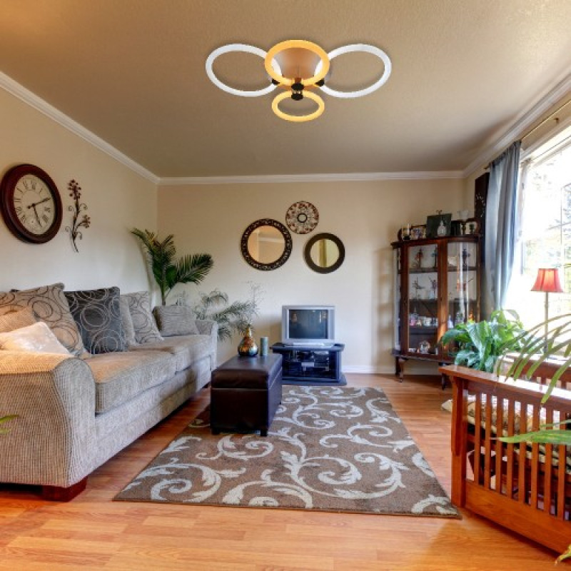 Светодиодный Smart светильник ARDERO AL6134-1ARD 76W 3000K-6500K FELICITY GOLD круг (80072)