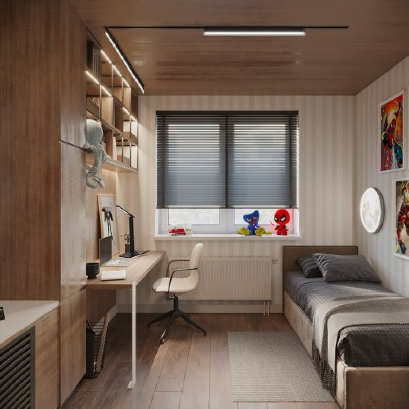 Настольный светодиодный светильник Ardero DE1725ARD 9 W 6500K черный 01955