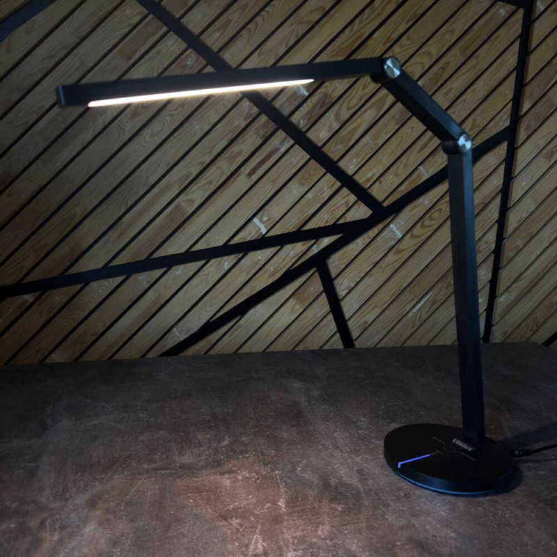 Настольный светильник VIOLUX Parker 8W 500Lm 30-65K черный 530102