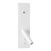 Светильник настенный бра Violux BITRIX-W USB 15W 3000/4200/6000K 865Lm IP20 белый ( 553006 )