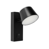 Светильник настенный бра Violux CROCUS-R 8W 4200K 560Lm IP20 черный ( 550109 )