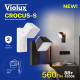 Светильник настенный бра Violux CROCUS-S 8W 4200K 560Lm IP20 черный ( 550111 )