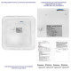 Светильник потолочный LED Violux ДББ ICE квадрат 24W 5000K IP20 ( 200031 )