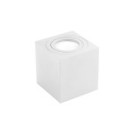 Светильник точечный накладной спот MANHATTAN-S 35W GU10 IP20 квадрат белый Violux ( 341002 )