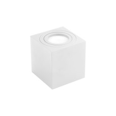 Светильник точечный накладной спот MANHATTAN-S 35W GU10 IP20 квадрат белый Violux ( 341002 )