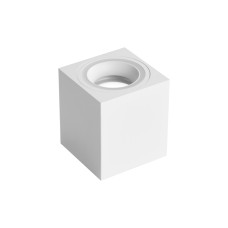 Светильник точечный накладной спот MANHATTAN-L 35W GU10 IP20 квадрат белый Violux ( 341001 )