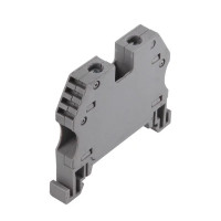 Клемма на DIN-рейку 4мм/36А 500V проходная винтовая, Mutlusan (010 094 000004)