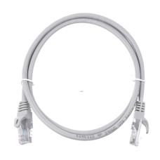 Патч-корд UTP, 1м, кат. 5e, серый Kingda PAUT3100