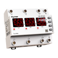 Реле напряжения DigiTOP VA-3F40A M6R с контролем по току