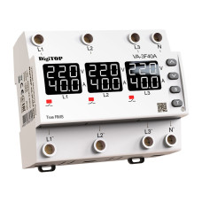 Реле напряжения DigiTOP VA-3F40A M6W с контролем по току