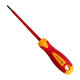Отвертка диэлектрическая плоская, 3 х 100 мм, 1000 V, сталь S2