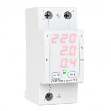 Реле мультифункциональное 1ф 50А MF2-50 двухмодульное ZUBR 4820120221774