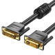 Кабель DVI (24) to DVI (24) 5m, Vention, з феритом																																					