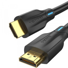 Кабель HDMI to HDMI 3m, Vention, v2.1, PVC, Black																																										
