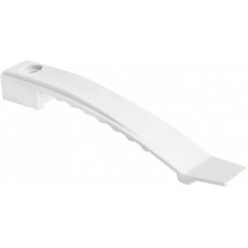 Кабельный зажим под дюбель (саморез) 135 мм, белый, РA (10 шт) АСКО A0150090142