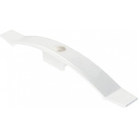 Кабельный зажим под дюбель (саморез) 168 мм, белый, РA (10 шт) АСКО A0150090144