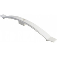 Кабельный зажим под дюбель (саморез) 242 мм, белый, РA (10 шт) АСКО A0150090146