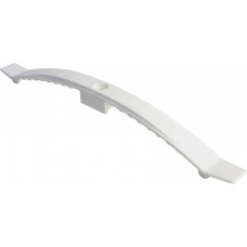 Кабельный зажим под дюбель (саморез) 242 мм, белый, РA (10 шт) АСКО A0150090146