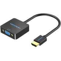 Переходник Vention HDMI F/VGA M 0.15m (ACNBB)