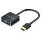 Переходник Vention HDMI M/VGA 0.15m (ACRBB)