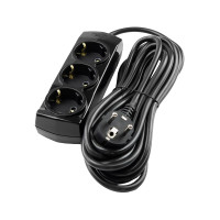 Удлинитель Violux 3р 5м с заземлением черный (920452)