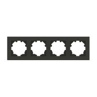 Рамка EL-BI VEGA антрацит матовый 4-я ( 510-016700-228 )