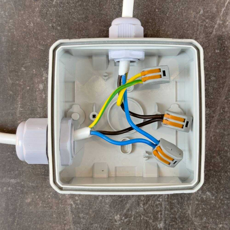 Коробка распределительная СКИМ K85 88х88х52 серая IP55 ( B1102006 )