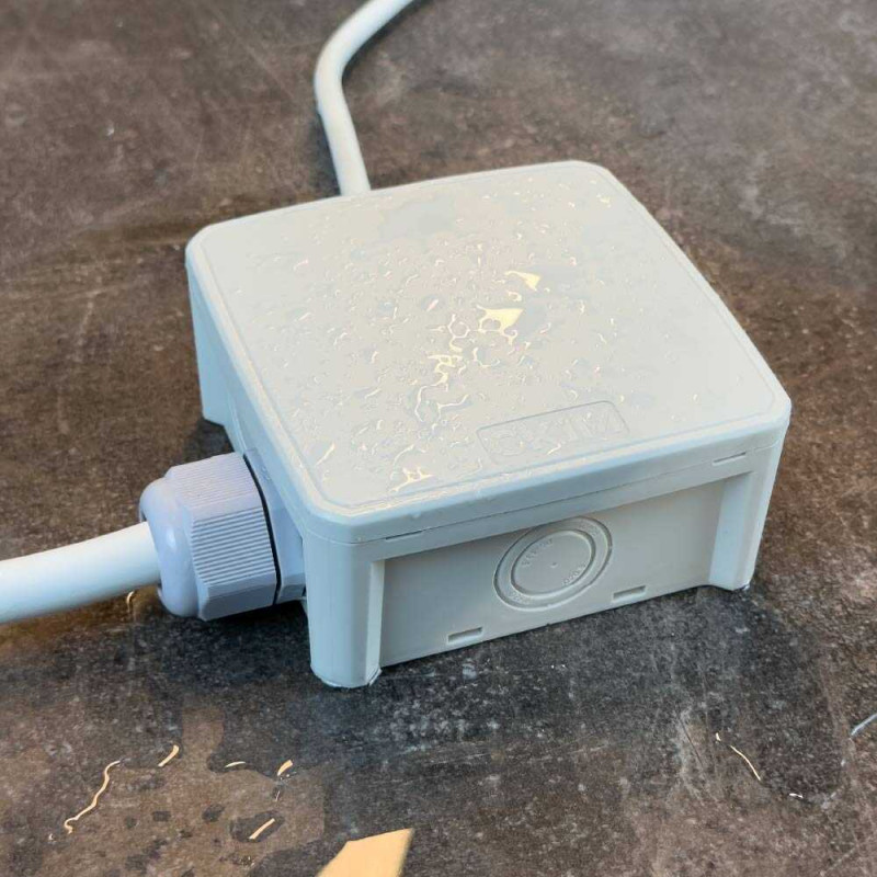 Коробка распределительная СКИМ K85 88х88х52 серая IP55 ( B1102006 )