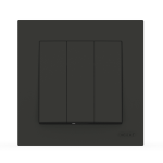 Выключатель EL-BI VEGA антрацит матовый 3-кл ( 510-016700-254 )